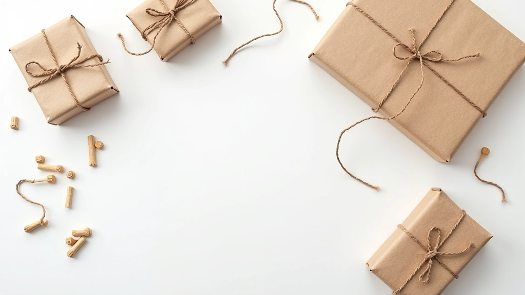 Různé DIY dárky v různých cenových kategoriích pěkně zabalené a prezentované na bílém pozadí