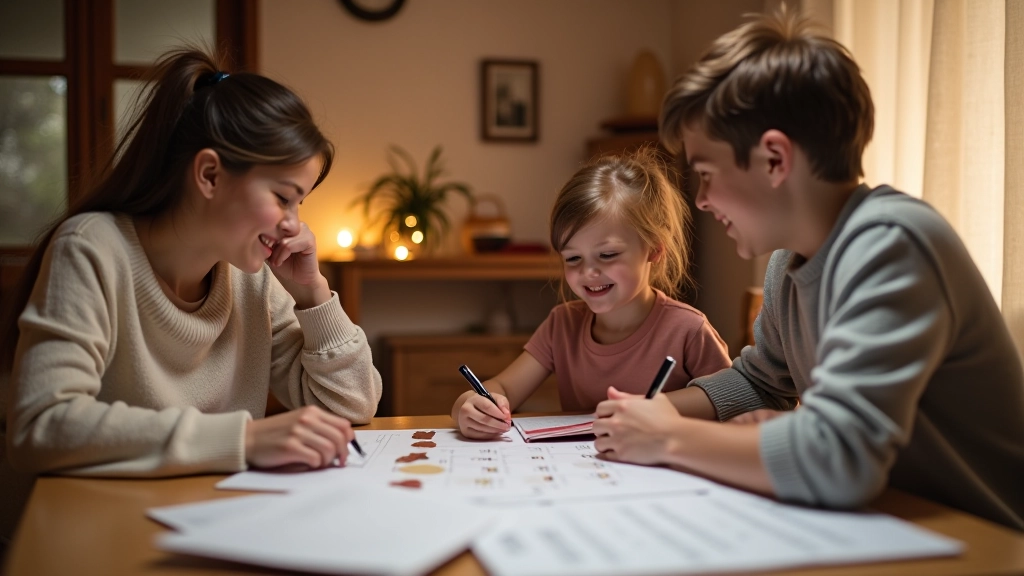 Rodina oslavuje a plánuje rozpočet